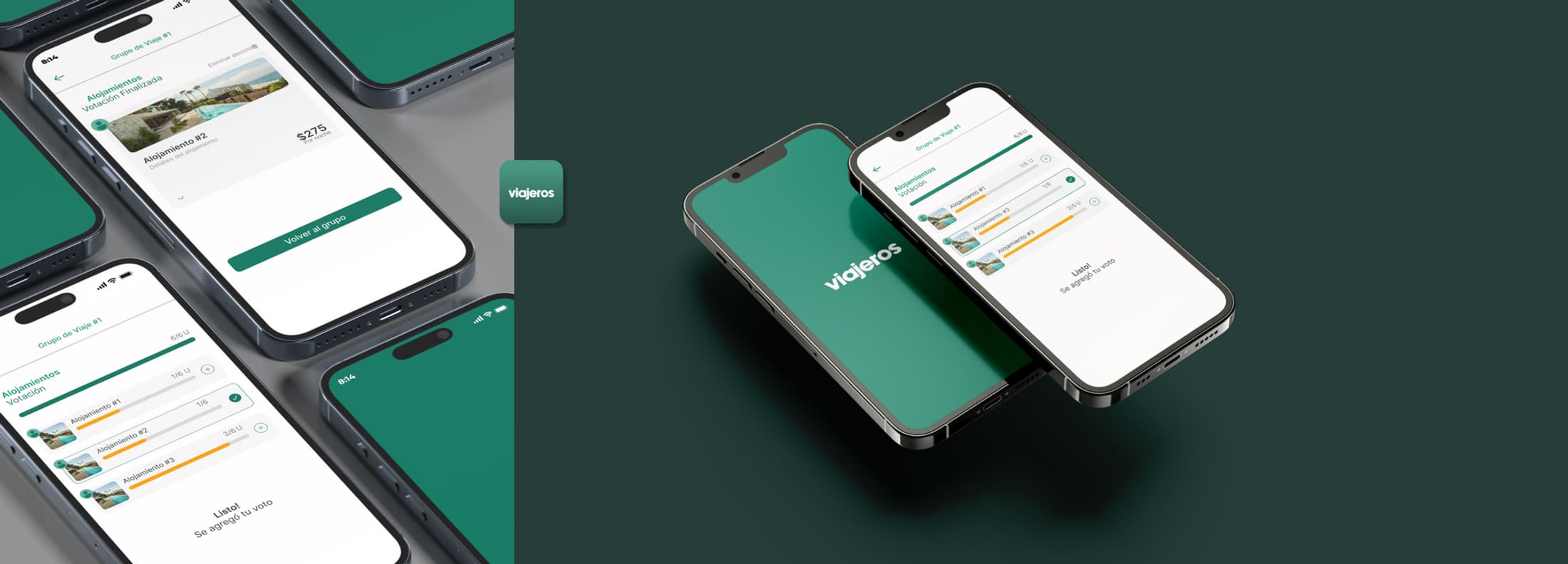Viajeros — presentación de la app